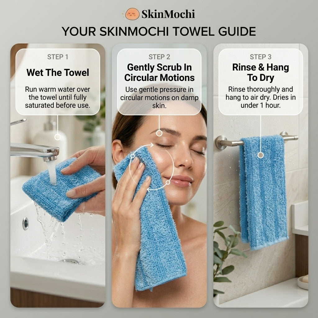SkinMochi™ Facial Exfoliating Towel