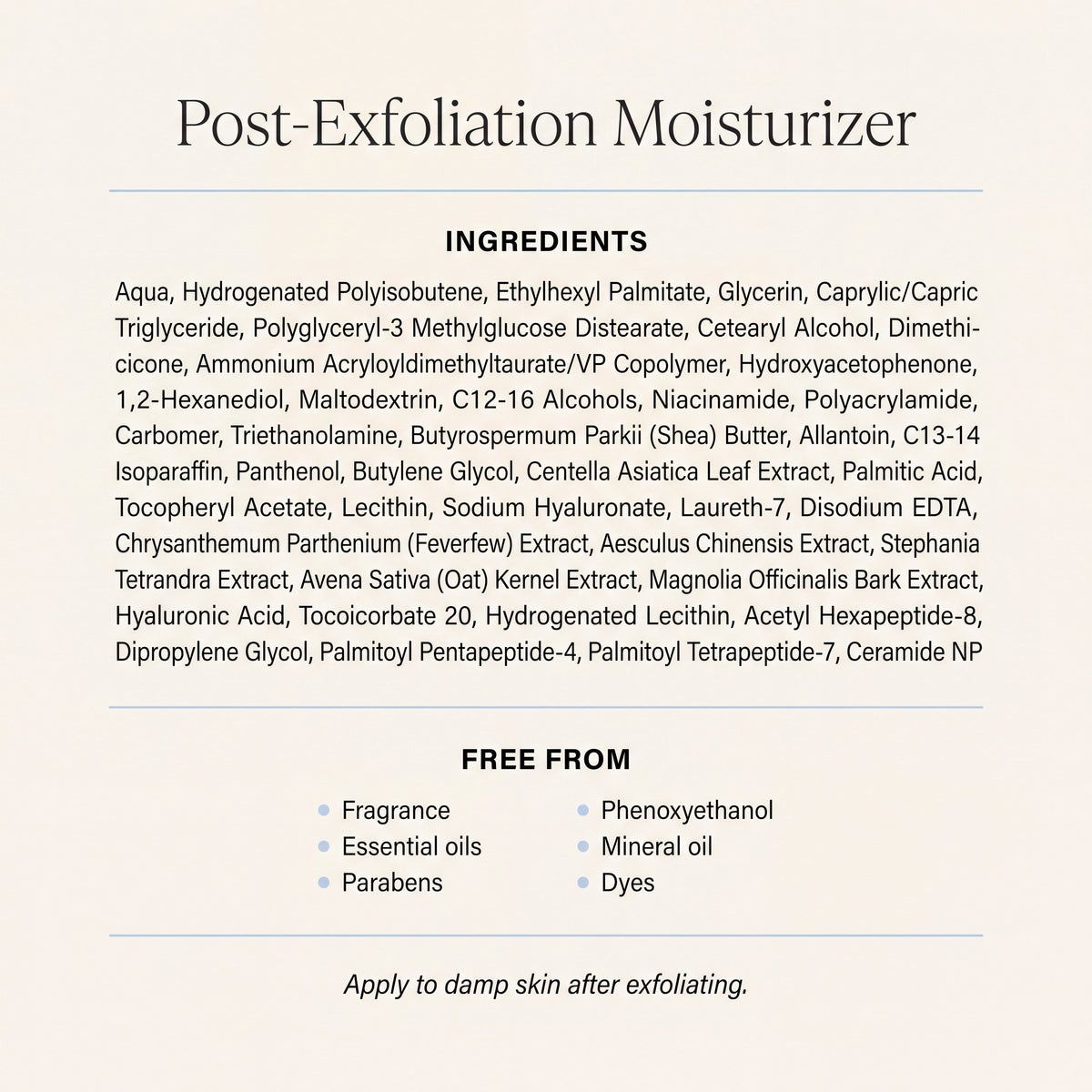 SkinMochi™ Post-Exfoliation Moisturizer