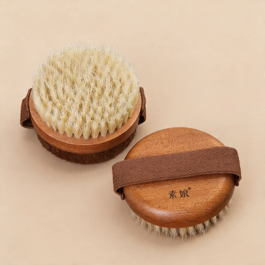 Brosse Préparatrice Japonaise (Stimule La Circulation Sanguine & Prépare La Peau À L'exfoliation)