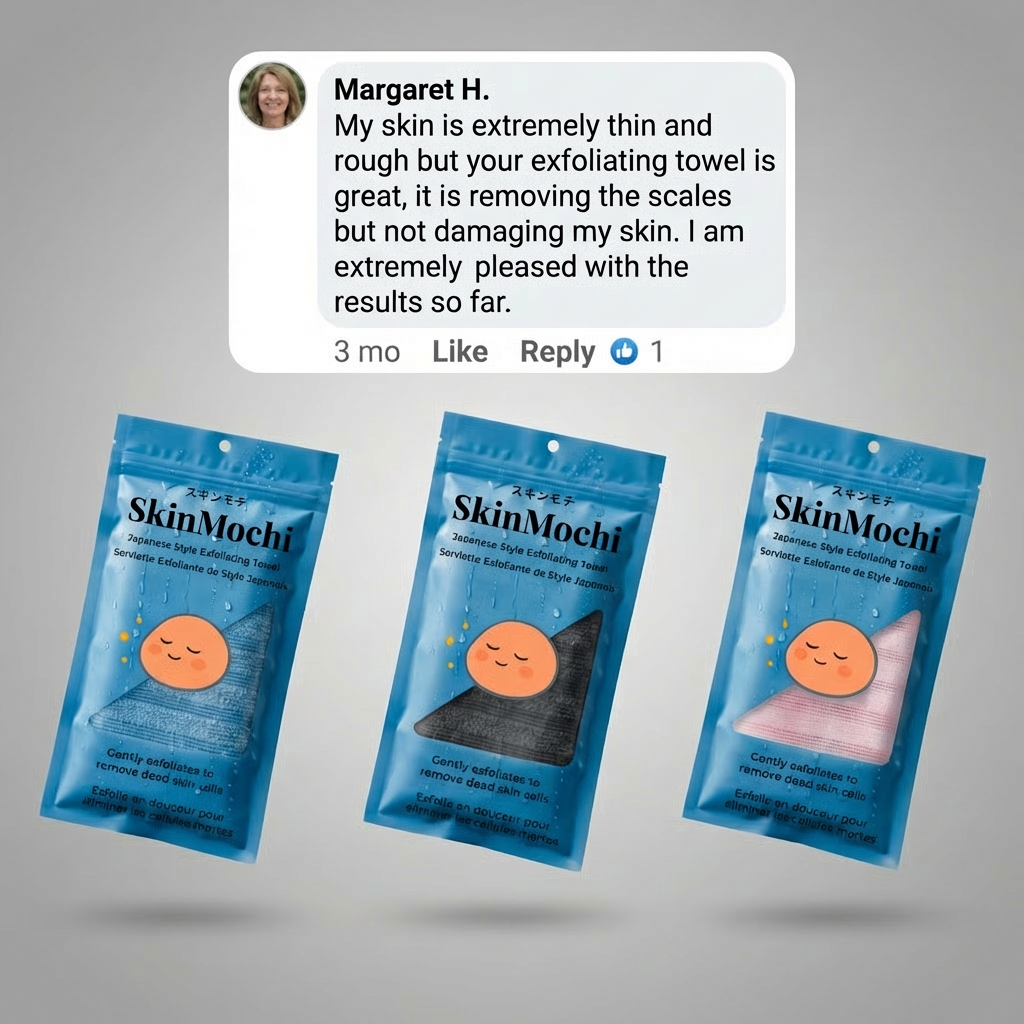 SkinMochi Japanese Exfoliating Towel